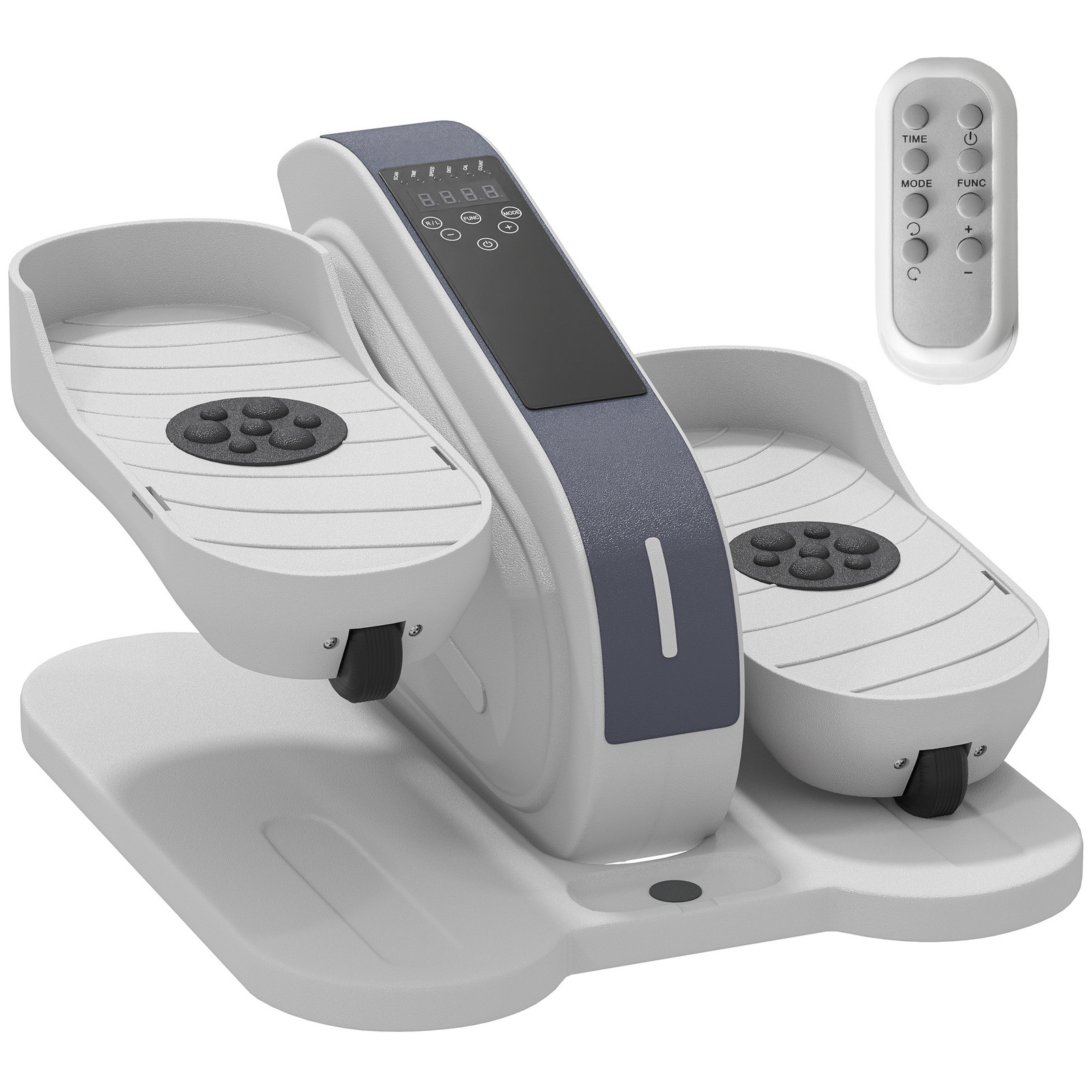 Soozier Under Desk Elliptical Machine with Remote Control, 10 Speeds