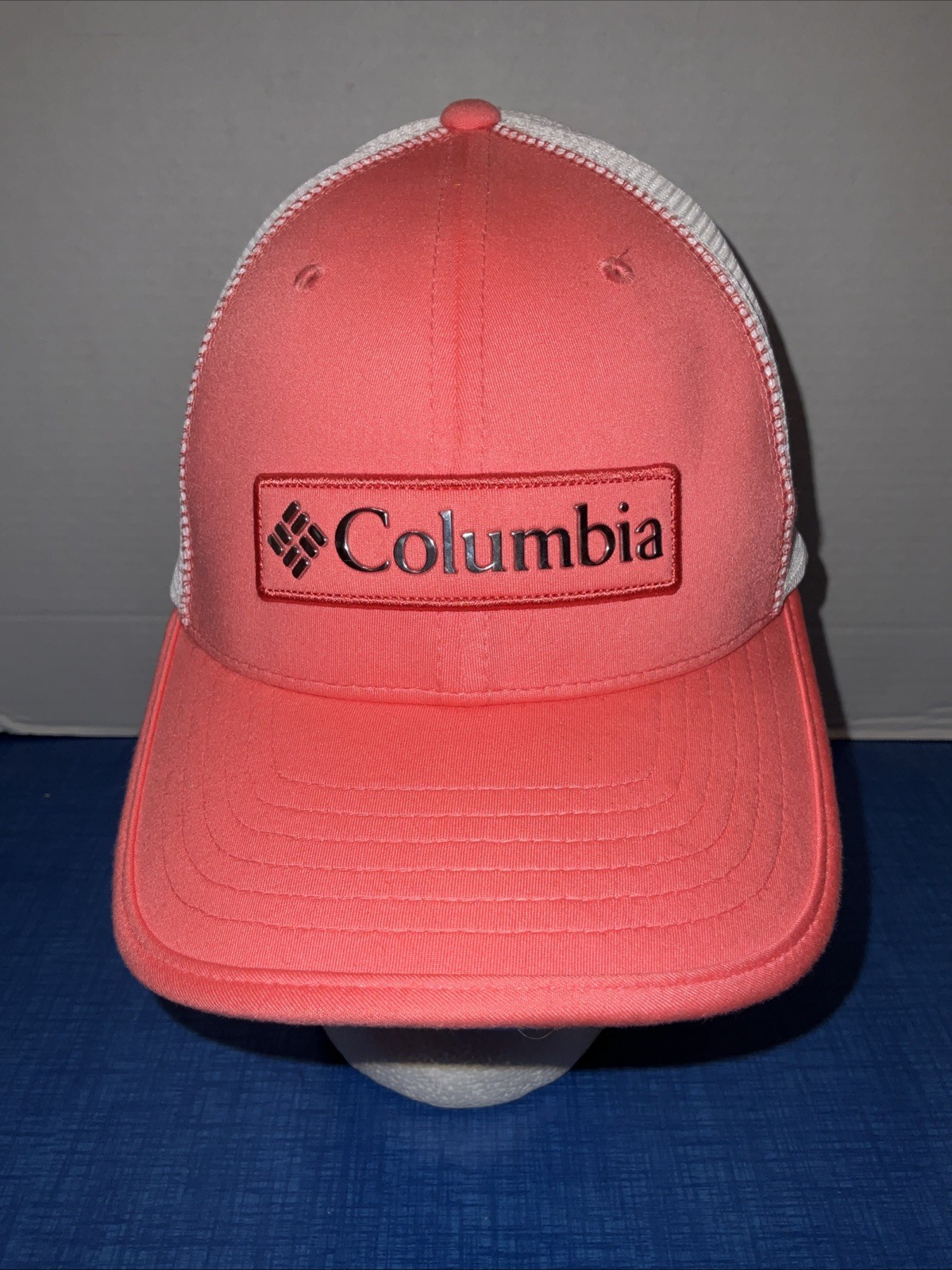 COLUMBIA SnapBack Fishing Baseball Cap Hat Salmon Flexfit 110 Unisex
