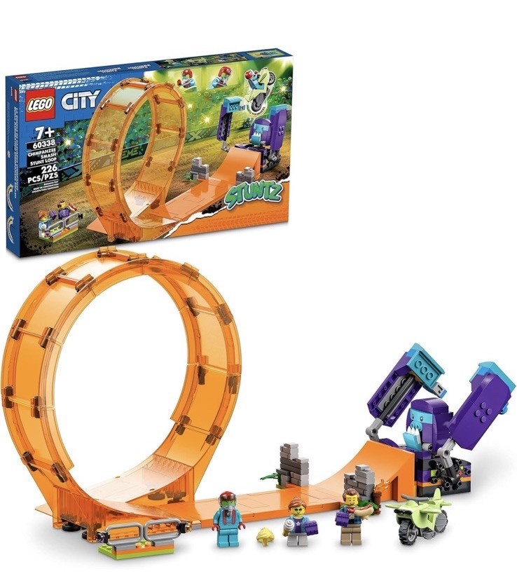LEGO STUNTZ 60338 CHIMPANZEE SMASH STUNT LOOP 226 PCS NEW BOX SEALED