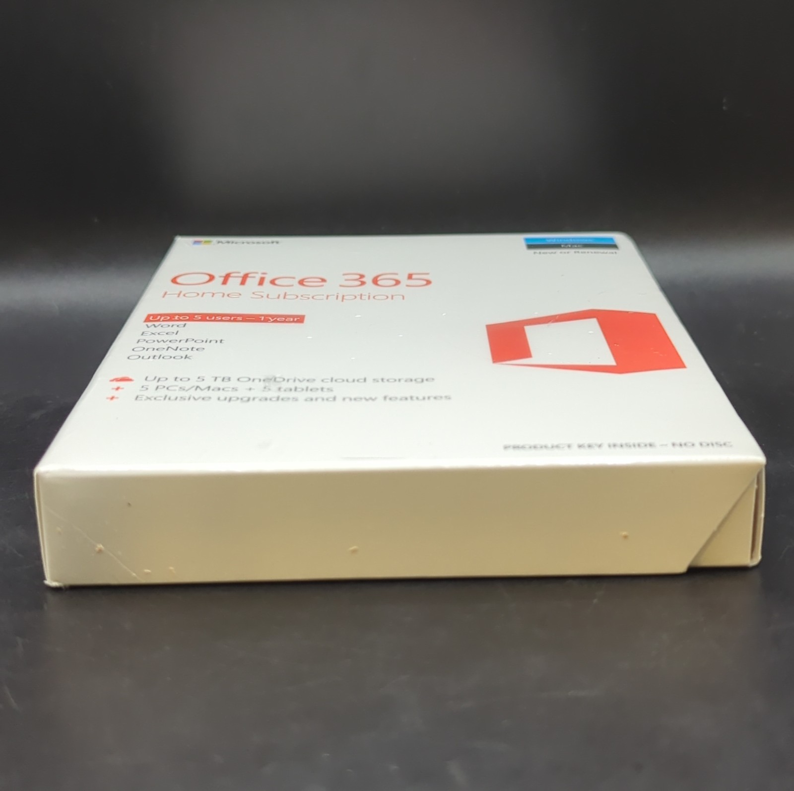 Microsoft Office 365 Home Subscription 1 Year 5 Users - NEW SEALED