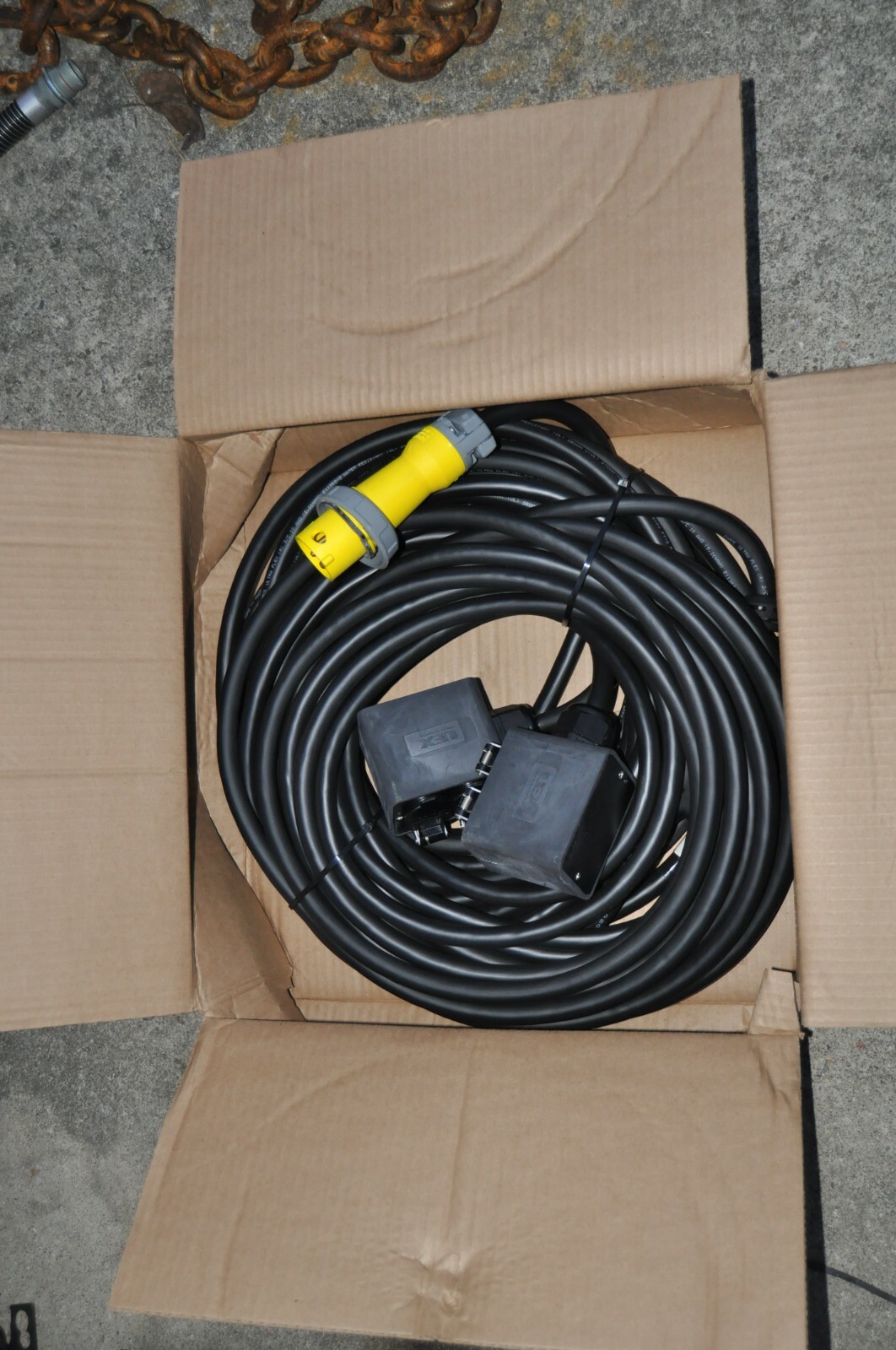 LEX 10/3 75 FT POWER CABLE DUAL QUAD BOXES  W/ 2 50 FT Y RUNS  2FERQUAD