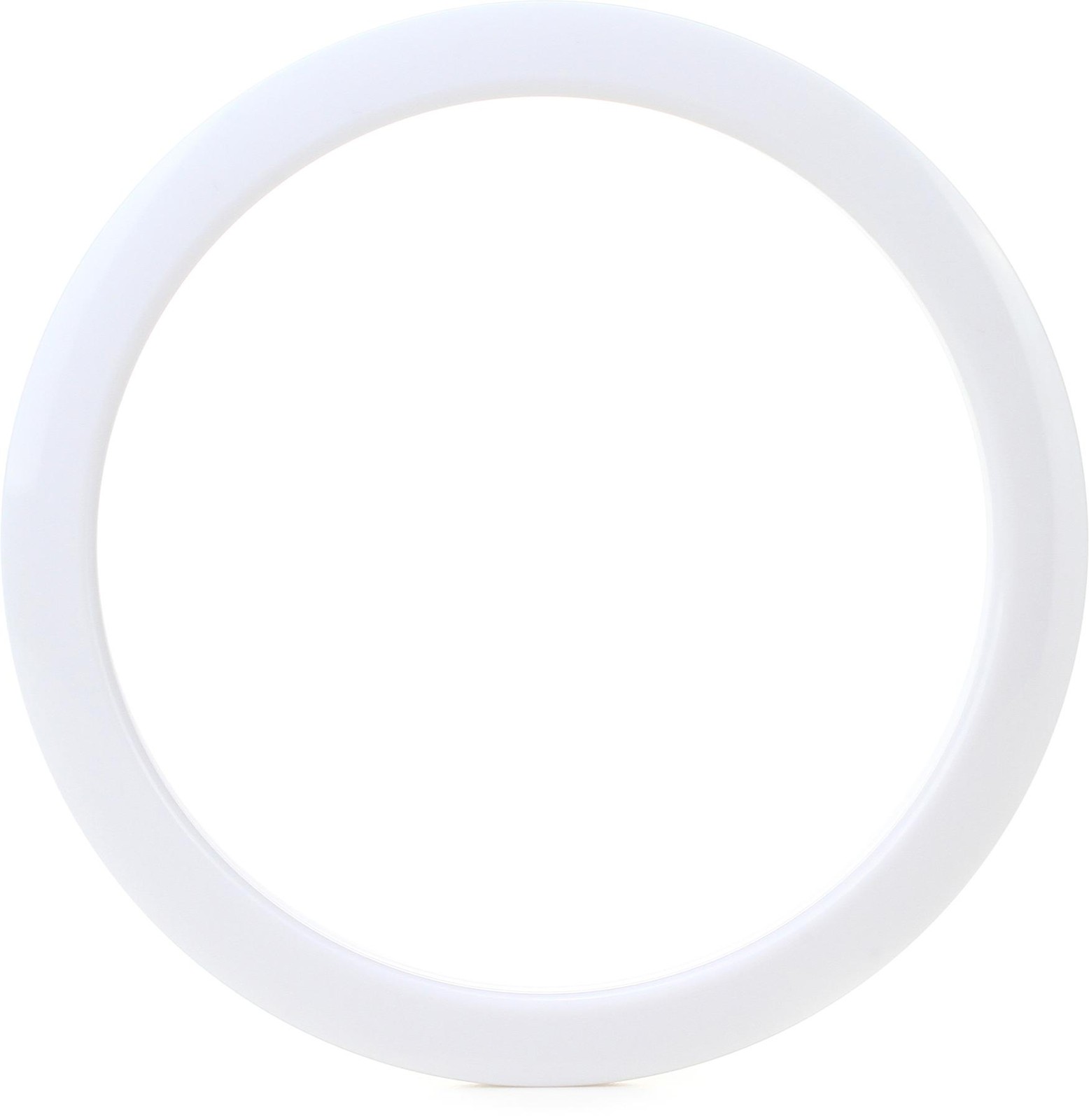 Bass Drum O's Port Hole Ring - 5-inch - White (2-pack) Bundle