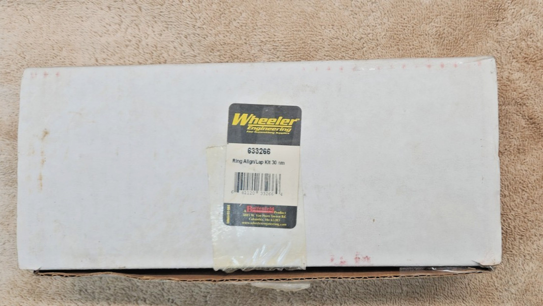 Wheeler Scope Ring Alignment and Lapping Kit -30mm