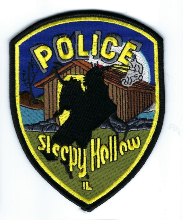 Sleepy Hollow (Kane County) IL Illinois Police Dept. 5" tall patch - NEW!
