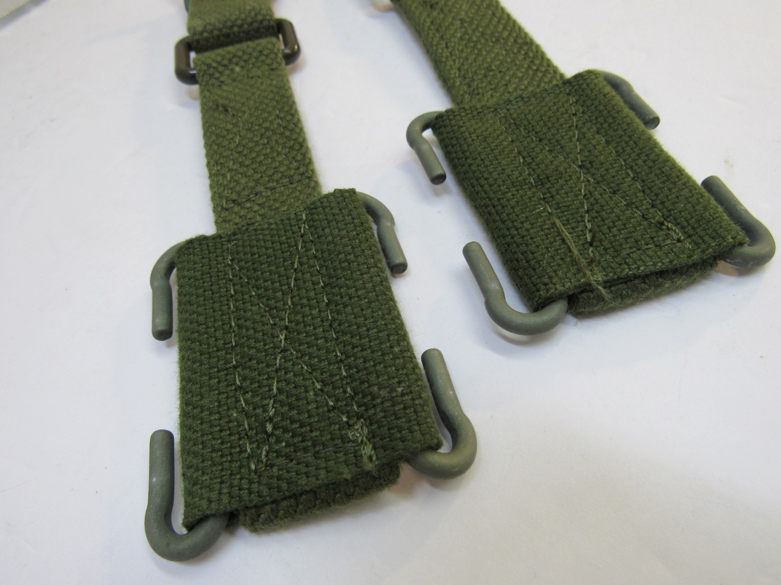 2 Danish Web Belt Gear Extender Like British Pattern 1944 Brace Attachment NOS