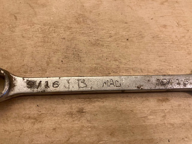 Mac Tools 9/16" Combination Wrench CH 18