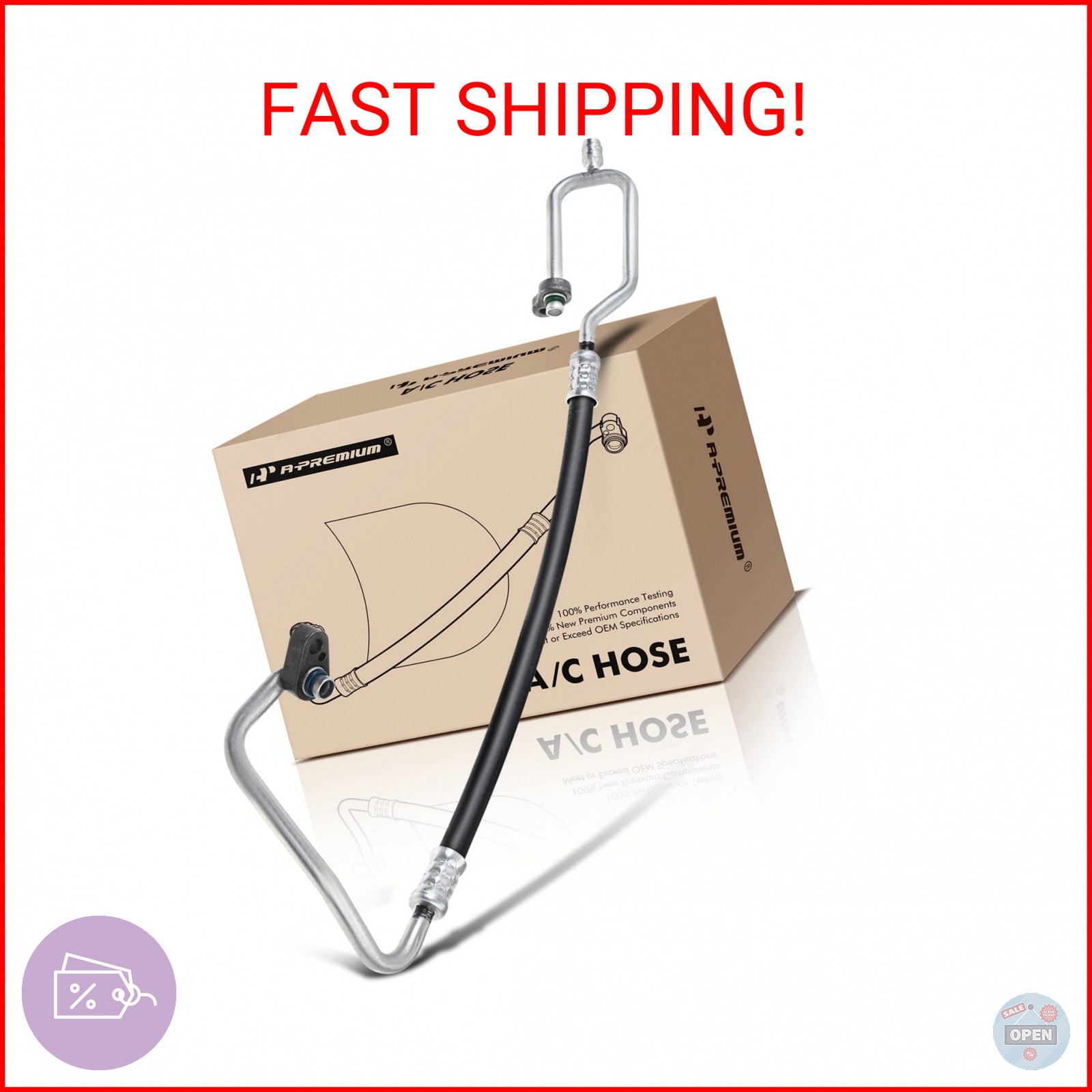 A-Premium A/C Discharge Line Hose Assembly Compatible with Hyundai Elantra 2011-
