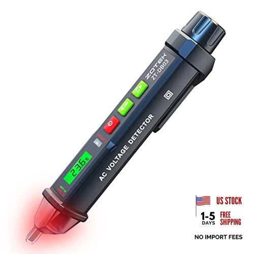 ZOYI ZT-DB03 AC Voltage Detector-5 - Dual-Range 12V - Red