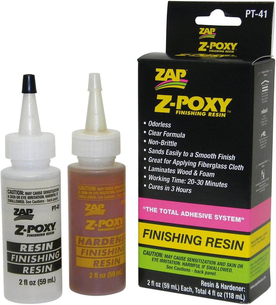 Pacer Technology (Zap) Z-Poxy Finishing Resin Adhesives, 4 oz