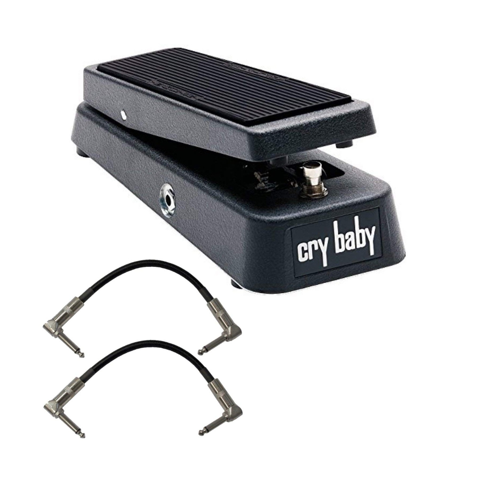 Dunlop Crybaby GCB-95 Classic Wah Pedal w/2 FREE Patch Cables 1 Pack