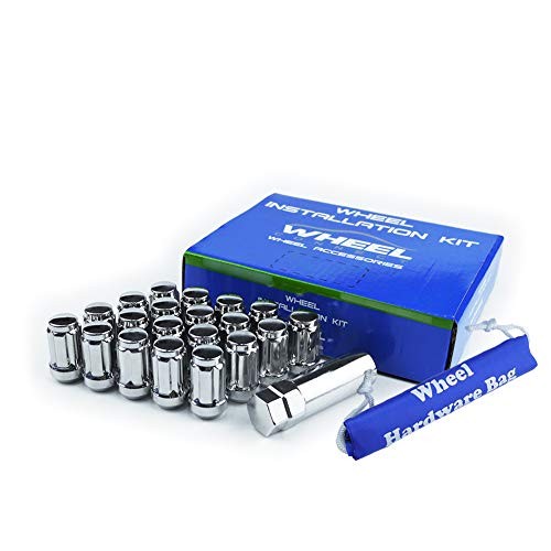 Spline Lug Nuts, Acorn for Conical Seat. 12X1.25, Thread, M12 X 1.25 Chrome
