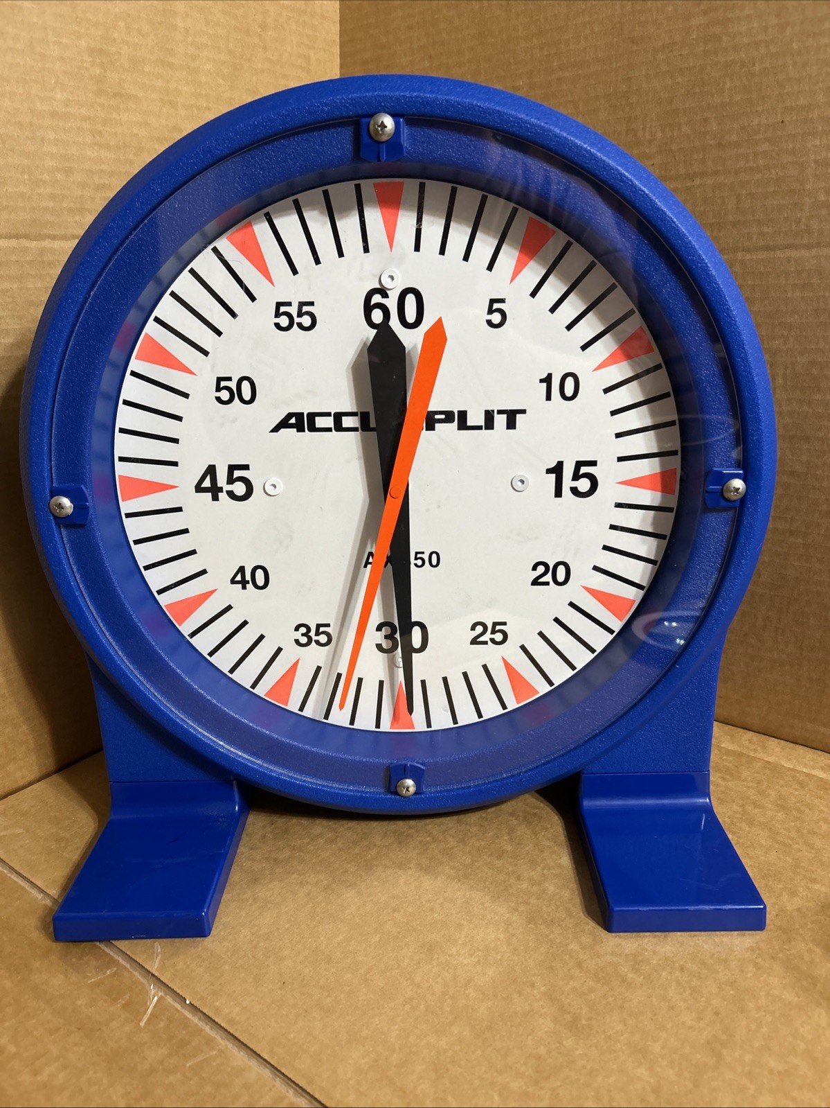 ACCUSPLIT AX850 LANE TIMER/PACE CLOCK, BLUE, 15-INCH