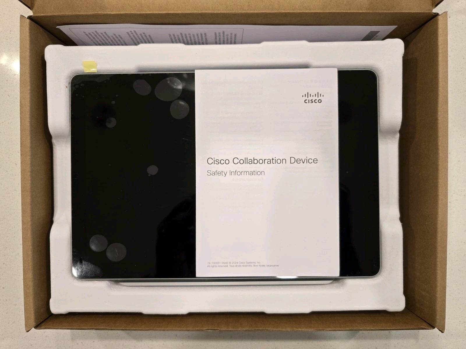 Cisco CS-T10-WM-L V05 Webex Room Navigator 10" Touch Panel (R28) Brand New