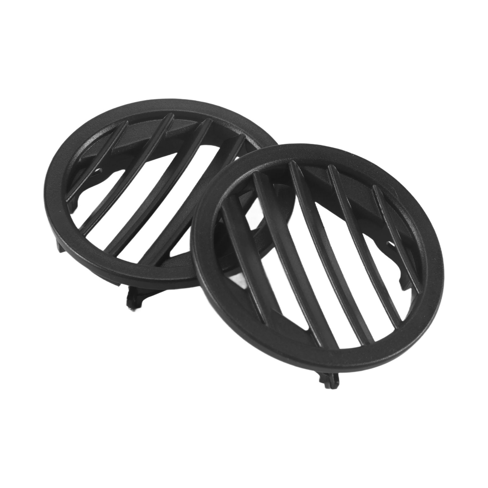 Car Left and Right Side Dash A/C Air Vent Grilles ABS Black for  X204 GLK5364