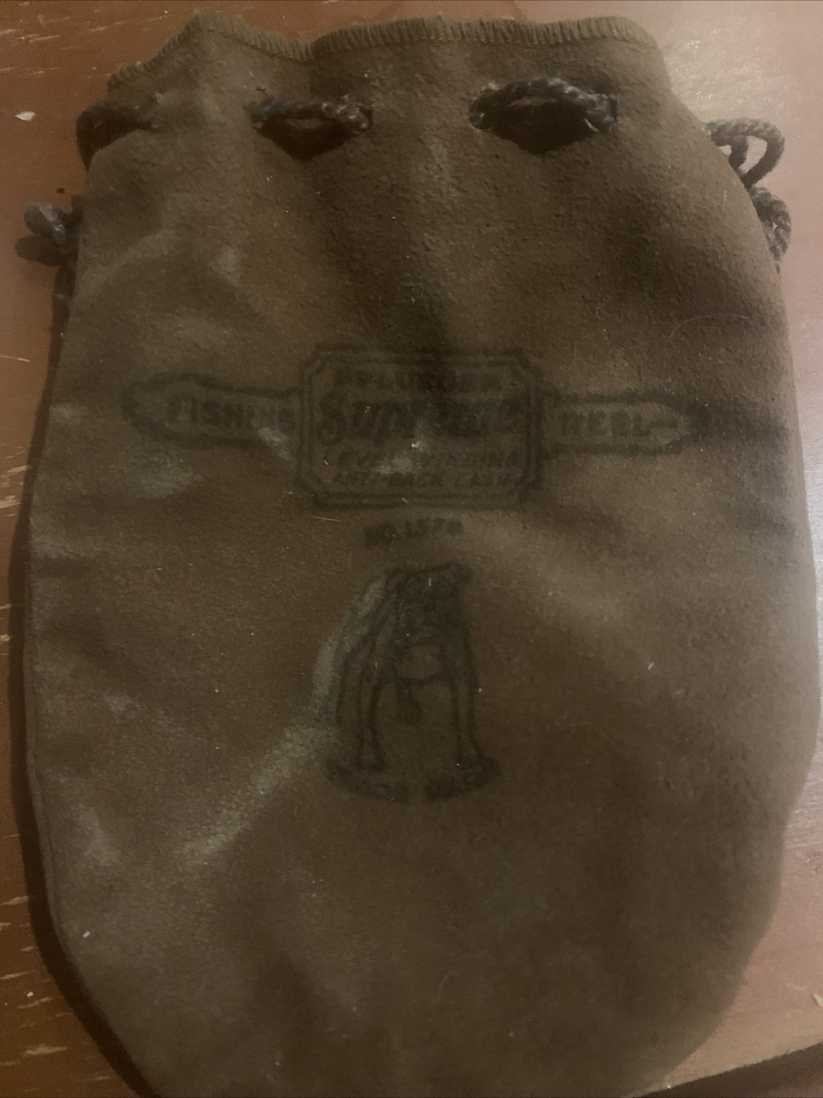 Vintage Pflueger Supreme 1573 Fishing Reel bag 1941 And Paperwork