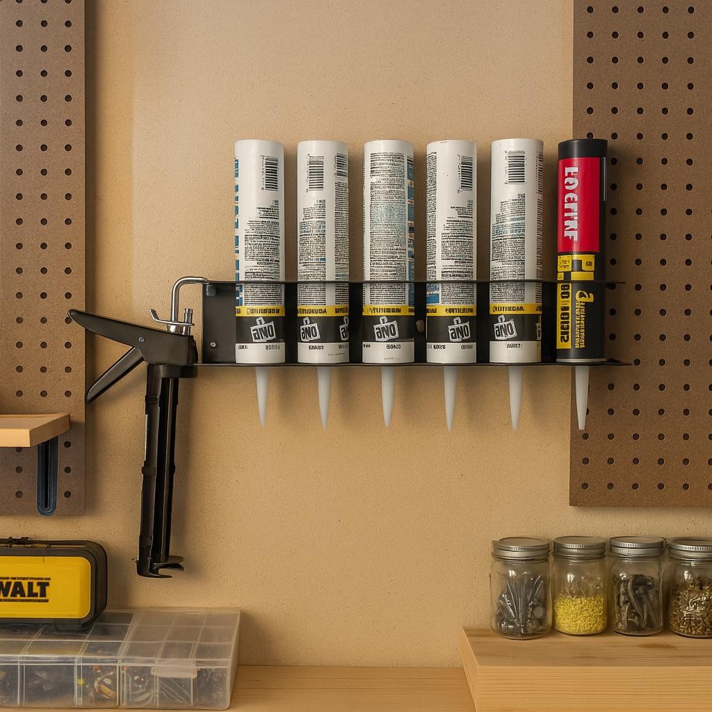 Caulk Gun Holder (Tool Holder, Garage Organization)