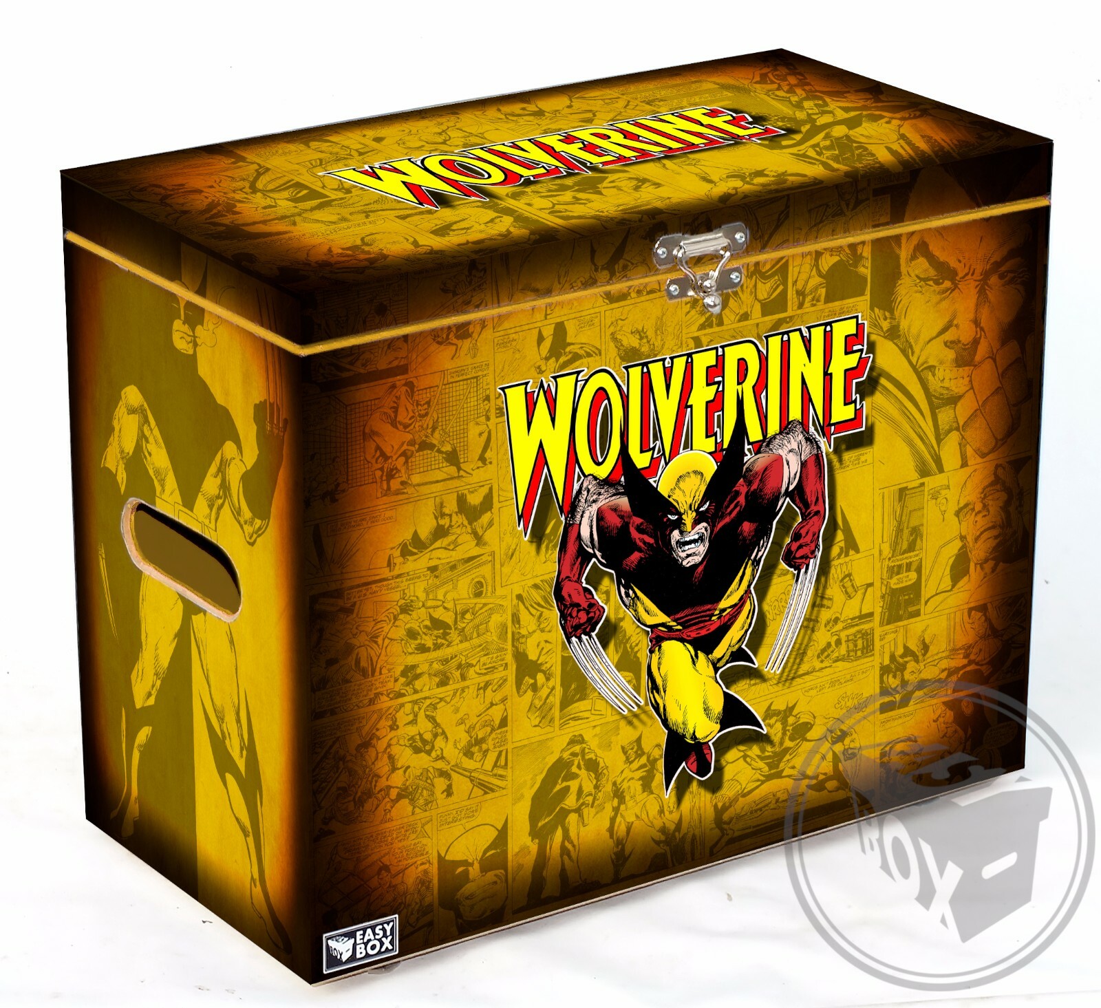 Wolverine - Large Comic Book Hard Box Chest MDF