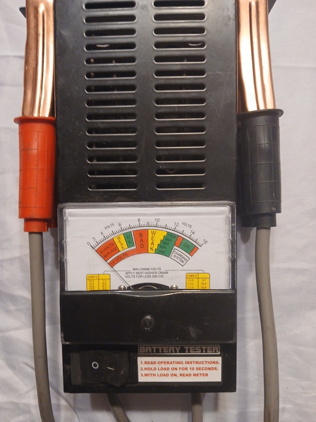 Battery Load And Charging System Tester