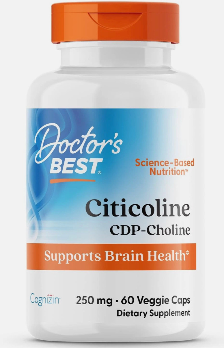 Doctor's Best Citicoline Cdp-Choline 60 Caps Nootropic Memory Focus EXP 05/2026