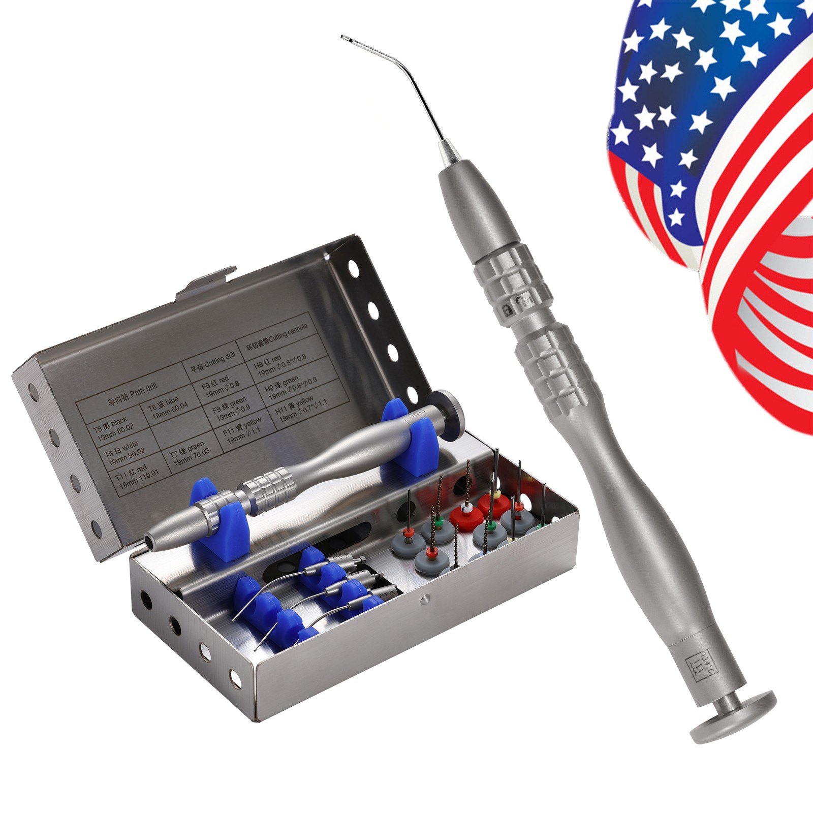 Dental Root Canal File Extractor Broken Files Removal Kit Endo Rescue Retrieval