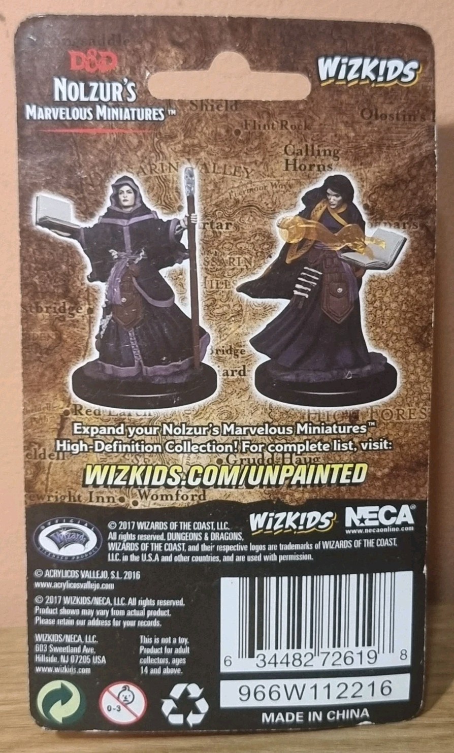 Dungeons & Dragon Nolzur's Marvelous Miniatures: Human Wizards