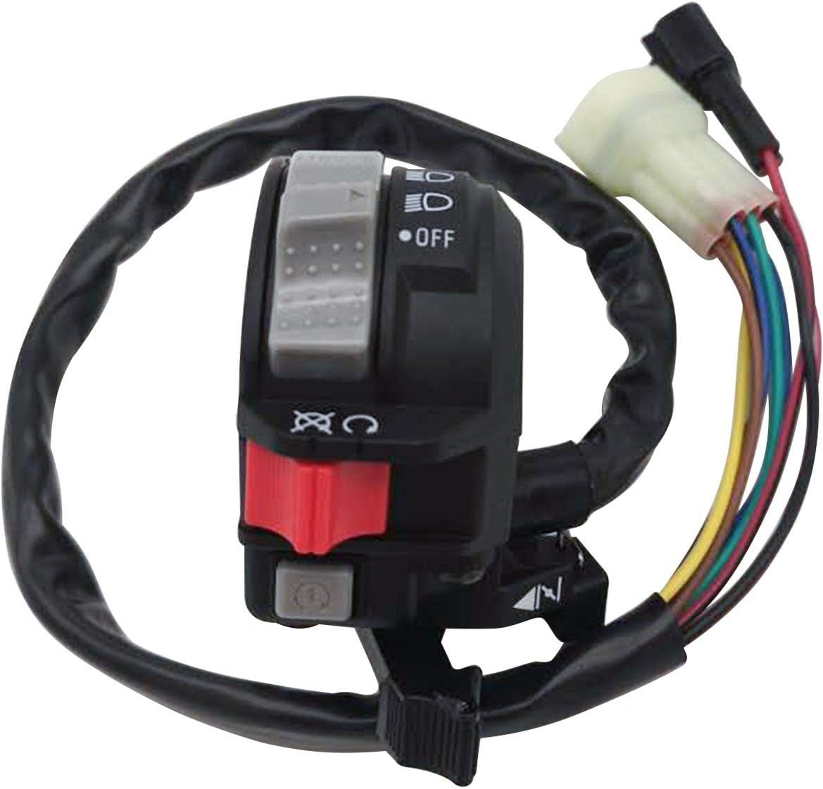 Left Handlebar Switch Control Engine Start Run Off Headlight for Yamaha YFM