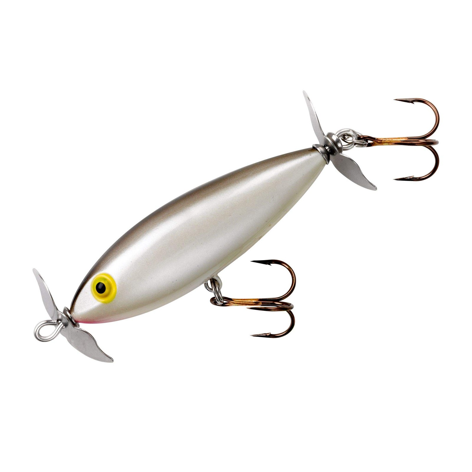Cotton Cordell Crazy Shad Spinning Topwater Fishing 3", 3/8 oz, Smoky Joe