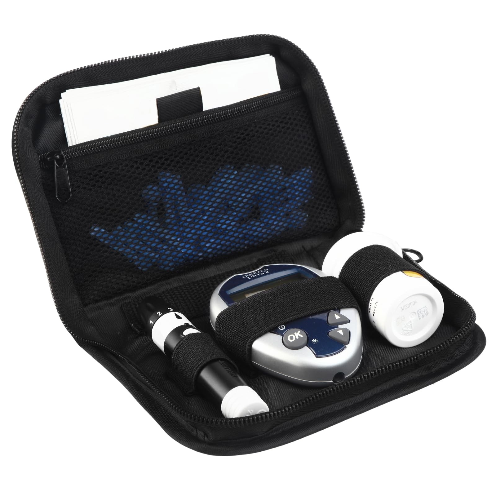 Diabetes Travel Case for One Touch Ultra 2, Blood Glucose Monitor Carrying Case