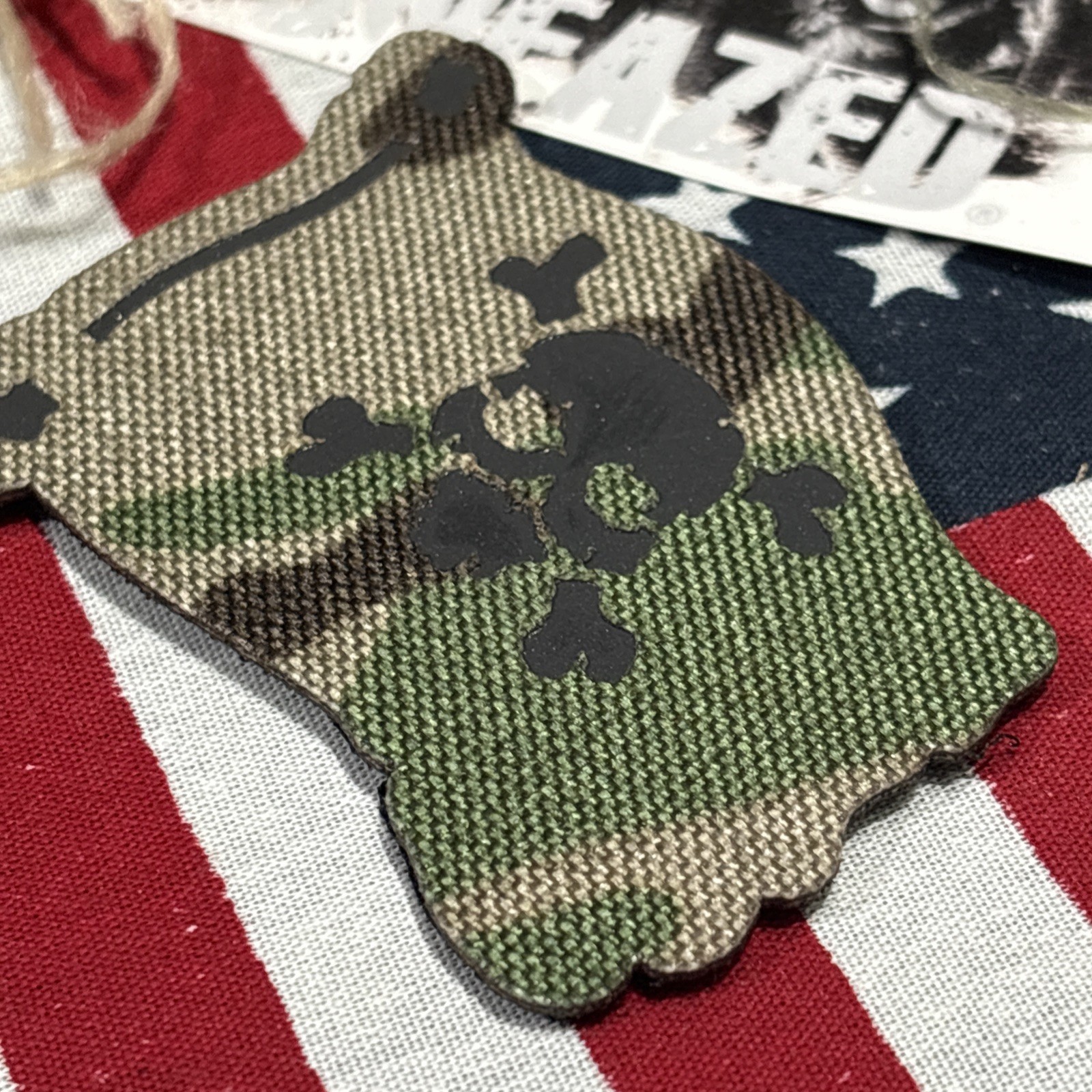 Pirate Flag IR Reflective Multicam Tactical Hook Loop Patch High Quality ~2x3”