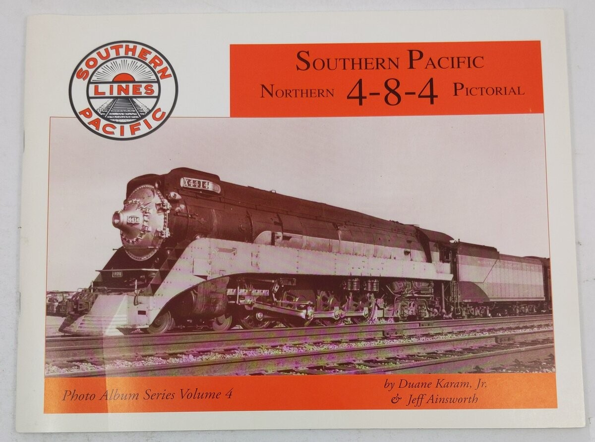 Southern Pacific Northern 4-8-4 Pictorial Vol.4 Paperback Book Duane Karam Jr.