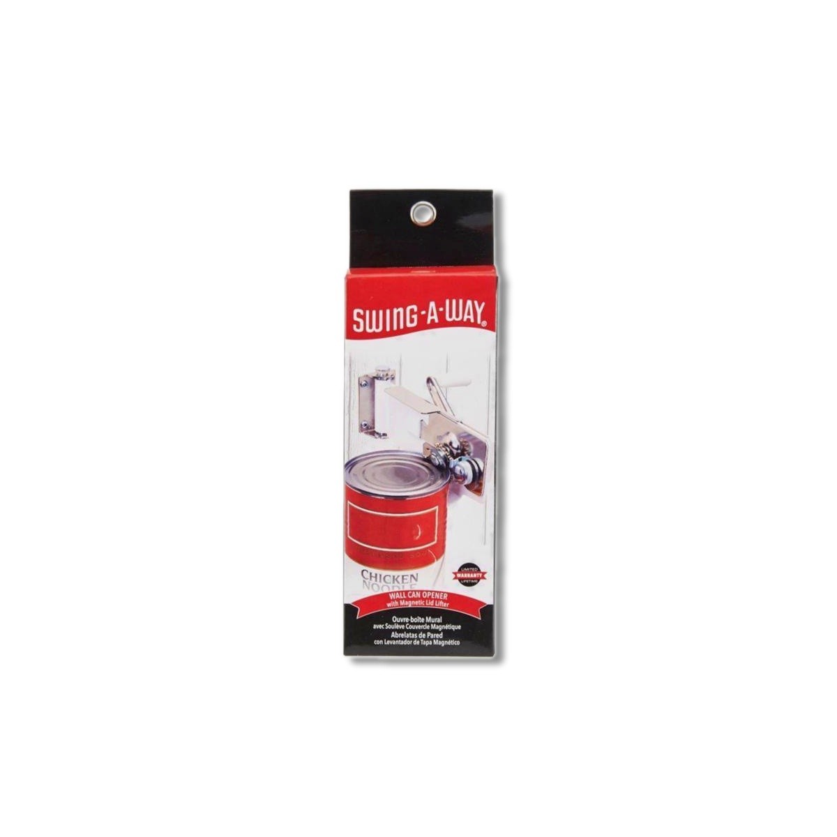 Swing-A-Way White Steel Manual Can Opener 609WH
