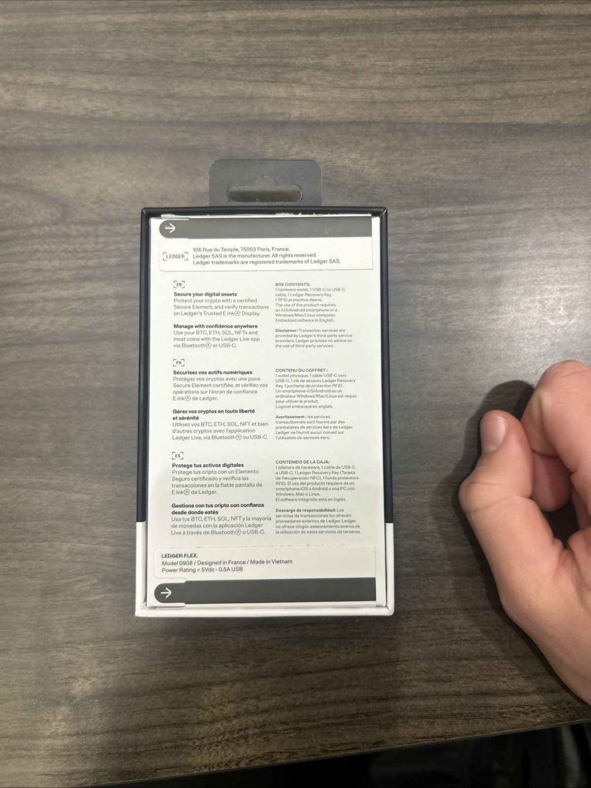 **NEW SEALED** Ledger flex in Box