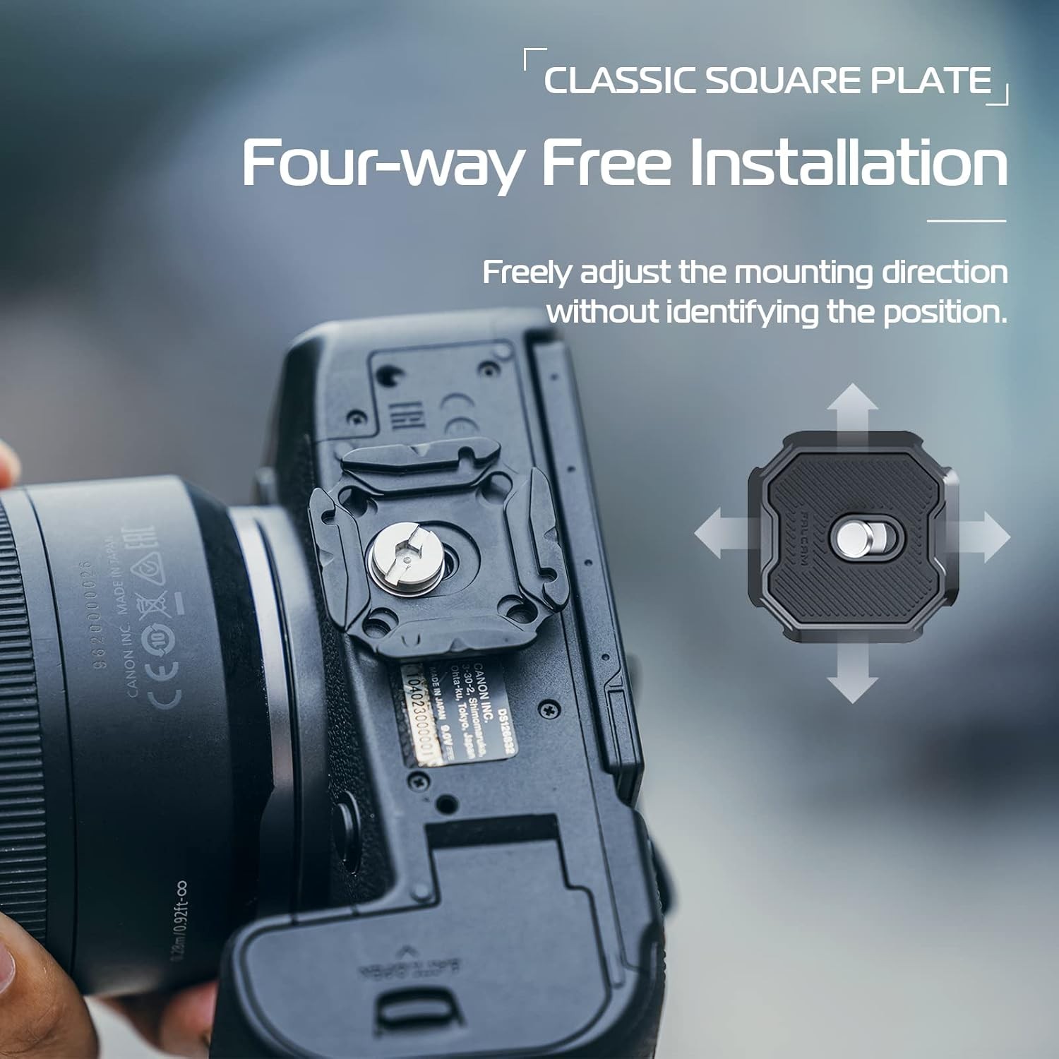 FALCAM F38 Camera Strap Quick Release Clamp Base & Plate Full Set Camera Mount