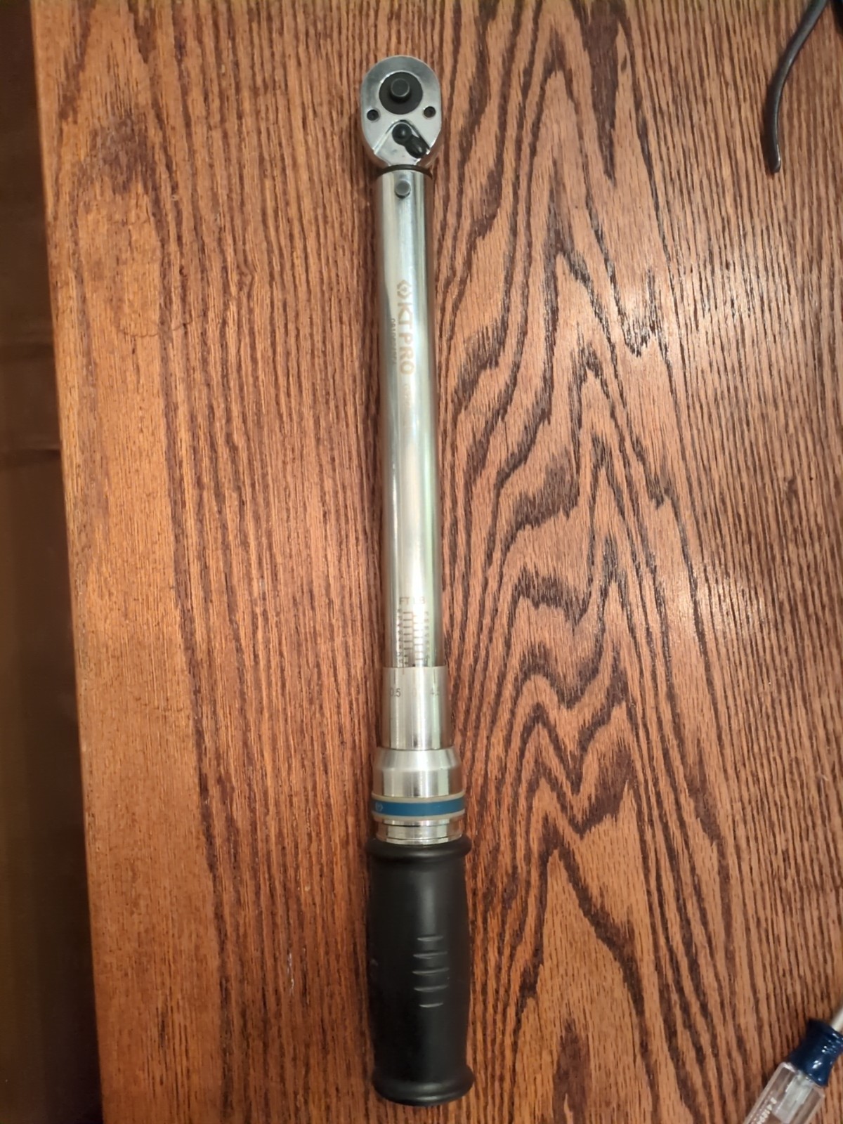 Kt Pro Torque Wrench G3362-2EG 3/8" Drive 10-80 Ft Lbs