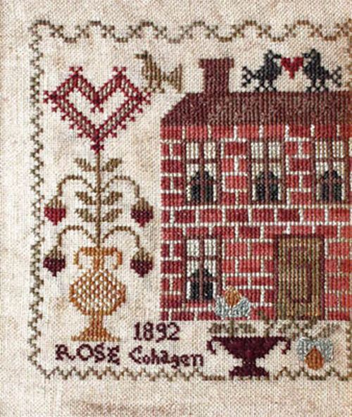 Valentine Rose by Blackbird Designs cross stitch pattern