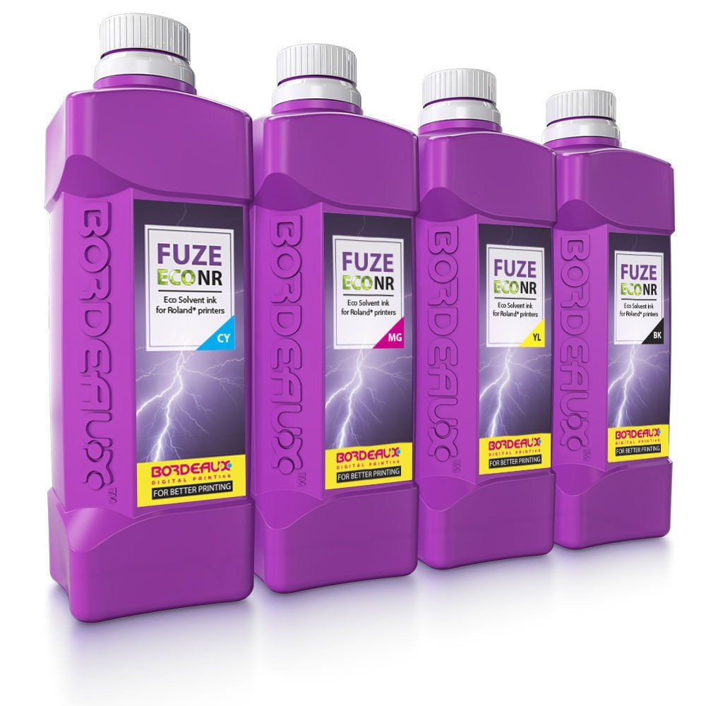 Bordeaux 1 liter Ink bottle for Roland Eco Sol Max, Please Choose Color