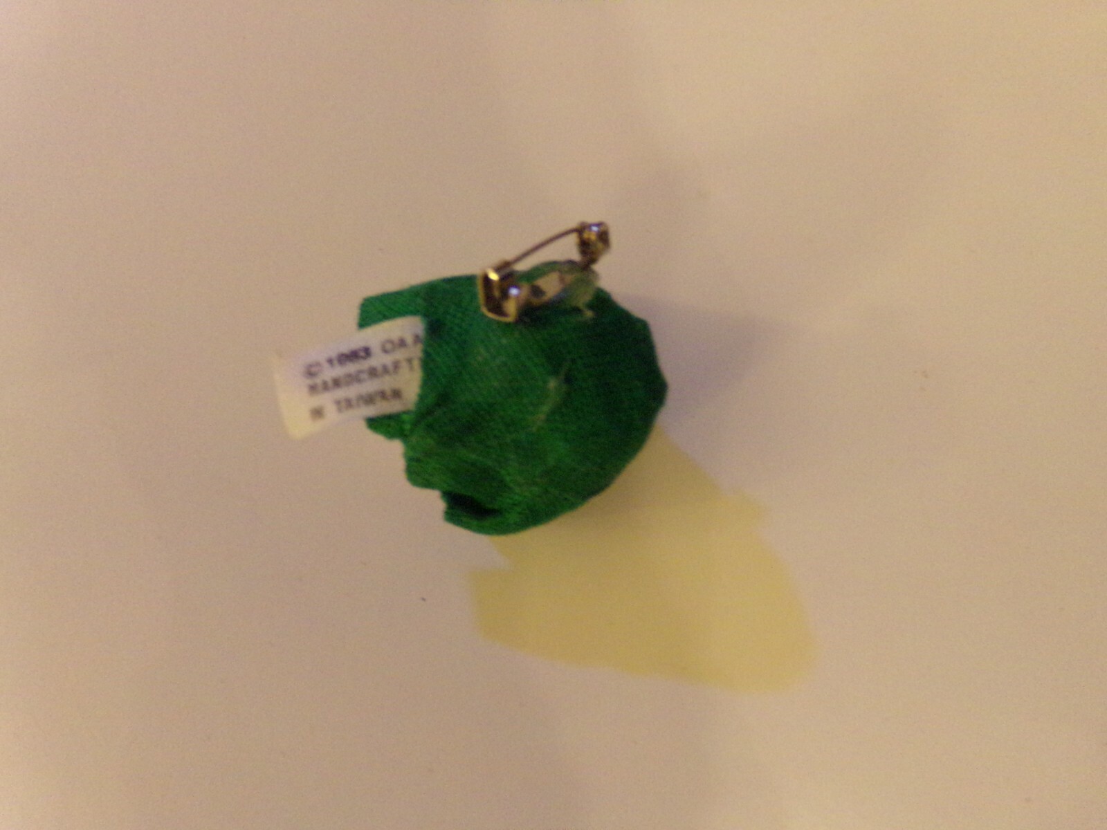 XAVIER ROBERTS CABBAGE PATCH PLASTIC CABBAGE HEAD PIN HTF!