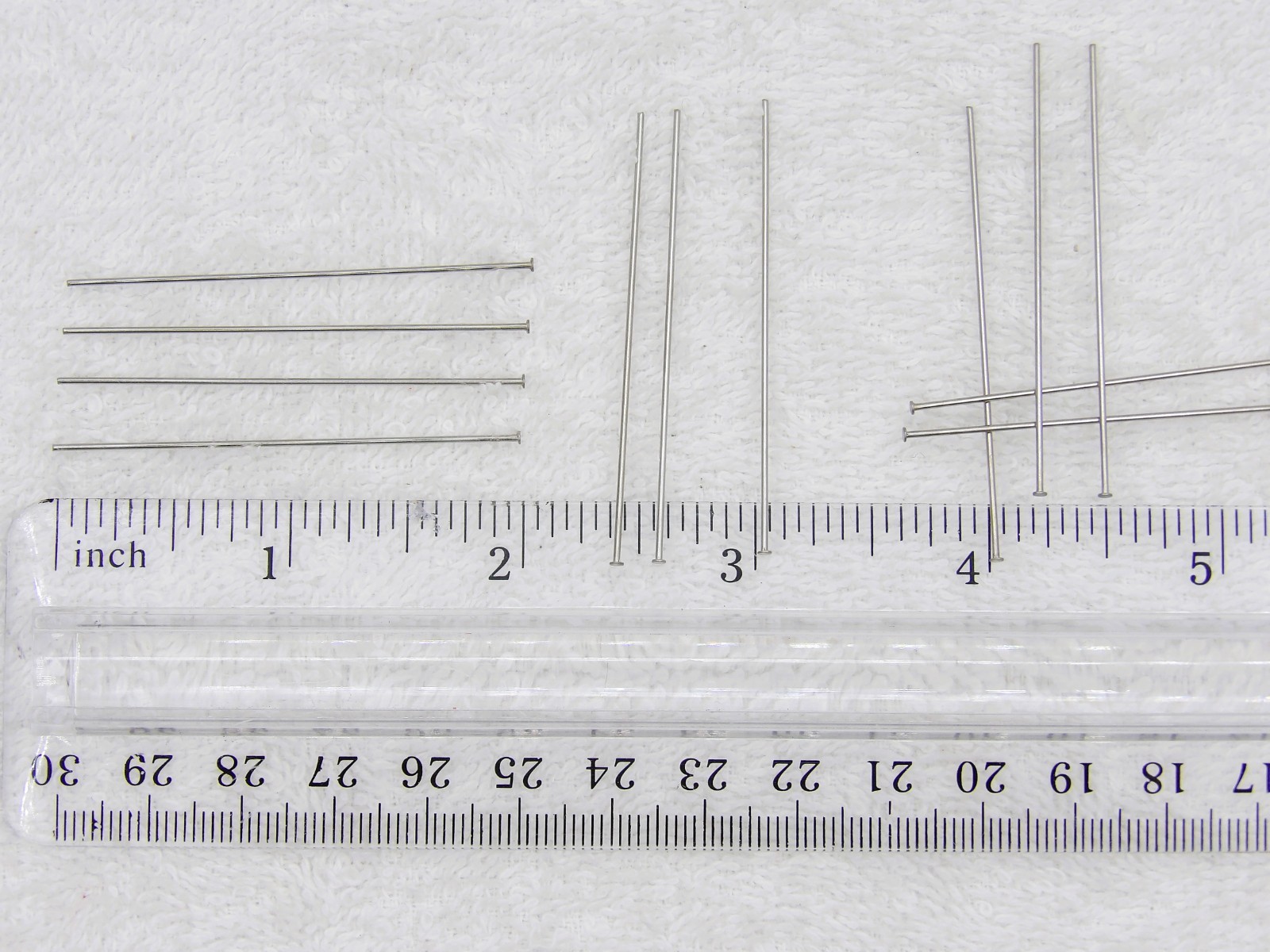 10PCS Stainless Steel Flat Head Pins, 2 inch long head Pin, Jewelry supply CBF01