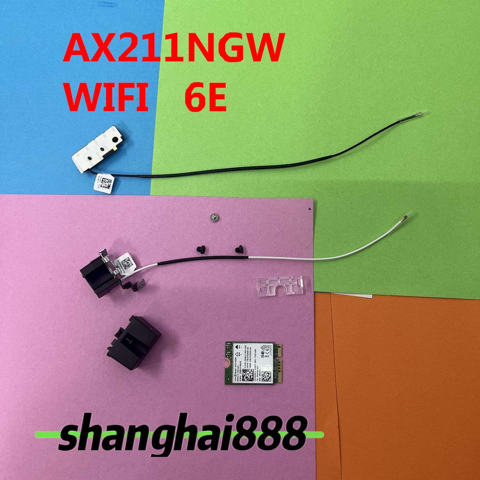new antenna kit for Dell Pro Micro QCM1250 mini WIFI 6E Bluetooth