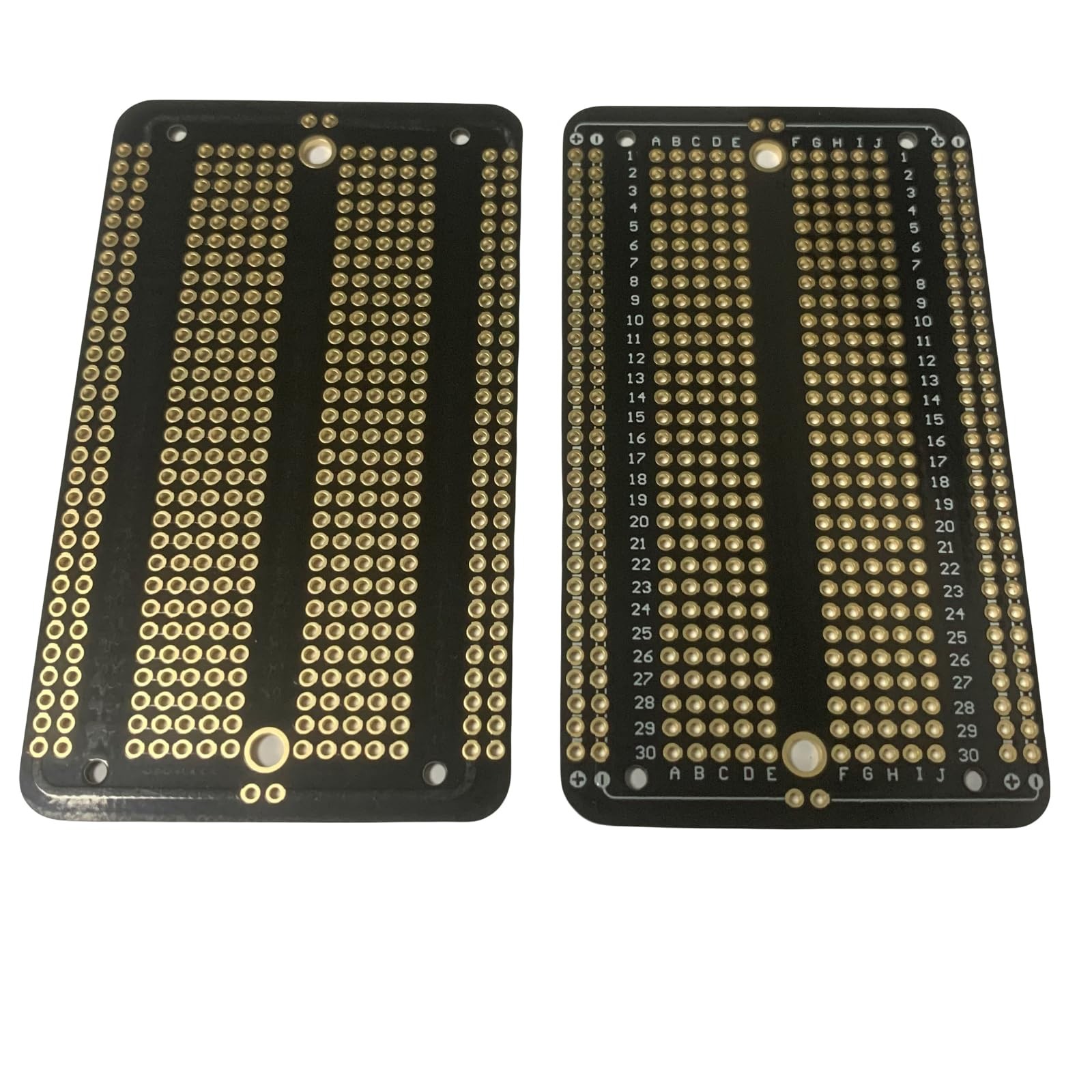 6 Pcs Gold Plated Prototype PCB Boards for DIY Electronic Projects and Arduin...
