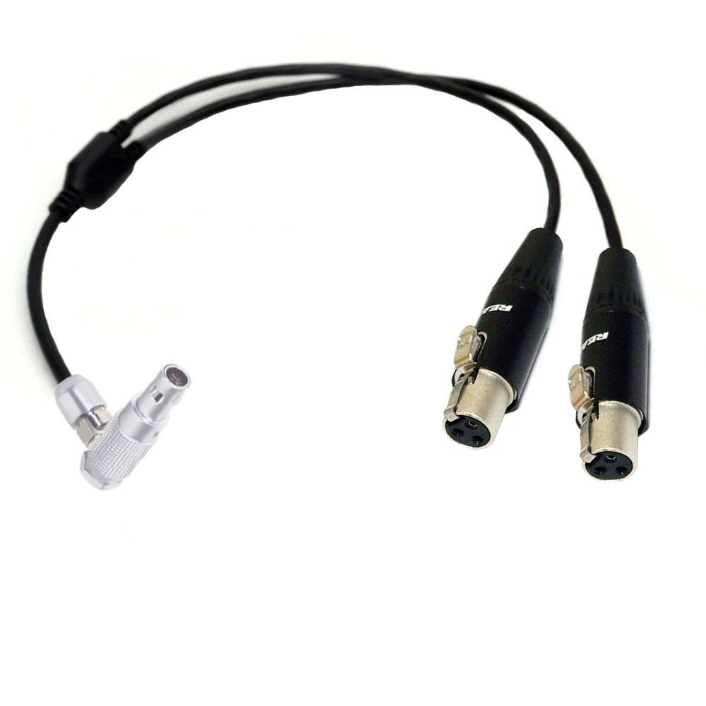 00B 5 pin to Dual TA3F for VISLINK and TA3 Backplate,for AxientDigital ADX5D
