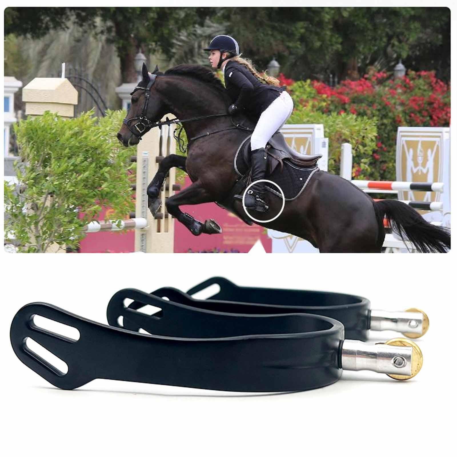 2Pcs Horse Spurs English Spurs Easy Installation Aviation Aluminum Boot Spurs