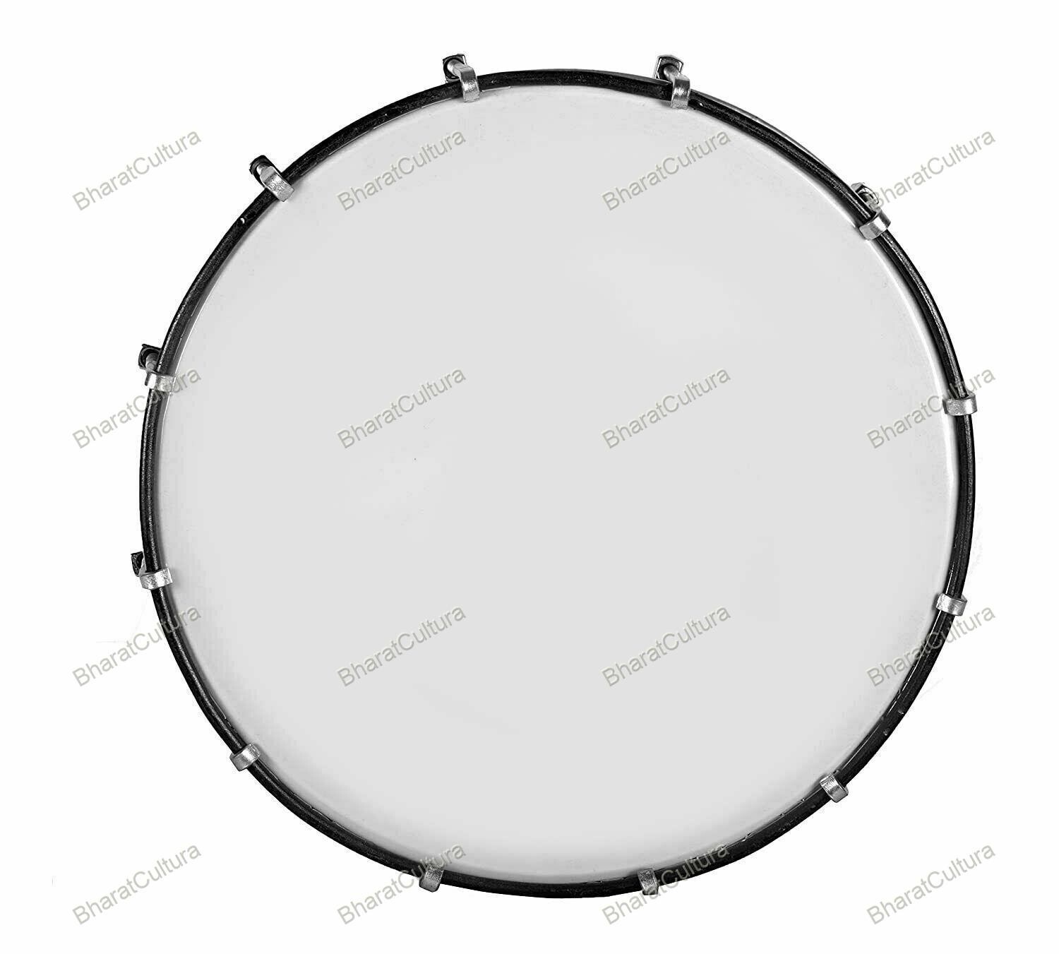 Indian Musical Instrument Stainless Steel Nasik Tasha Drum With Bag and Stick