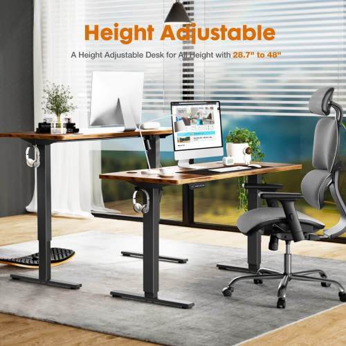 Electric Height Adjustable Standing Desk Laptop Home Office Study 40'' x 24"