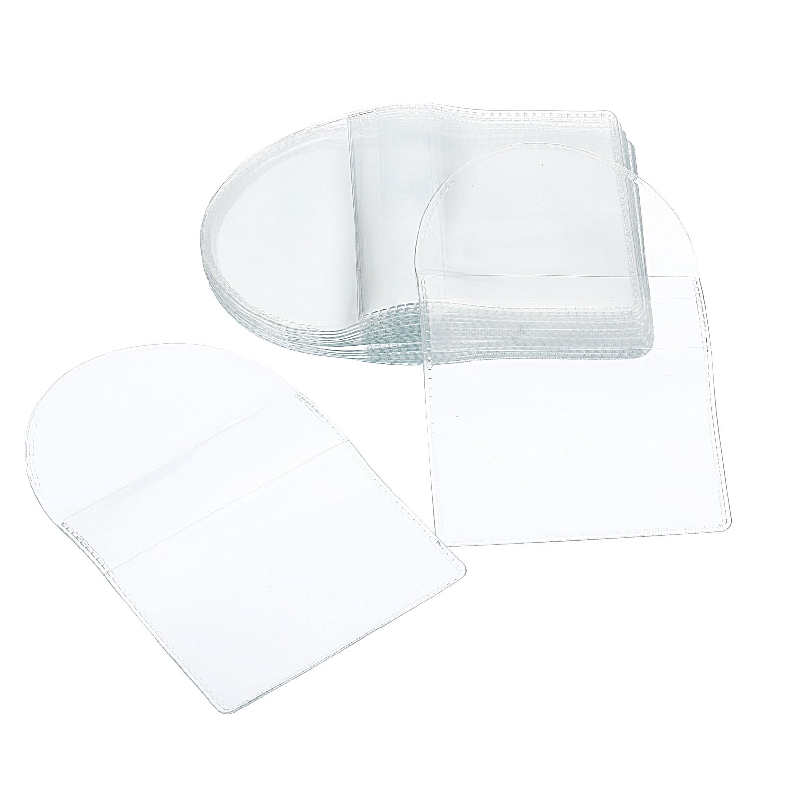 25Pcs Pocket Coin Sleeves Holders, Plastic Pocket Coin Flips (Clear, 2.6 x 2.6″)