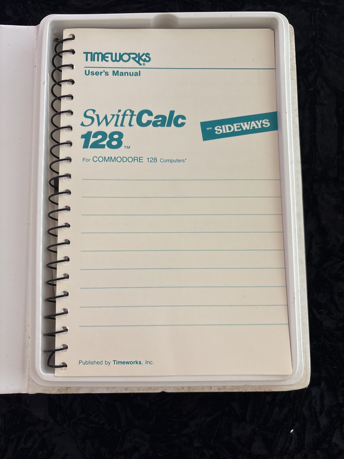 SwiftCalc 128 with Sideways | Timeworks 1983 | Commodore | Untested