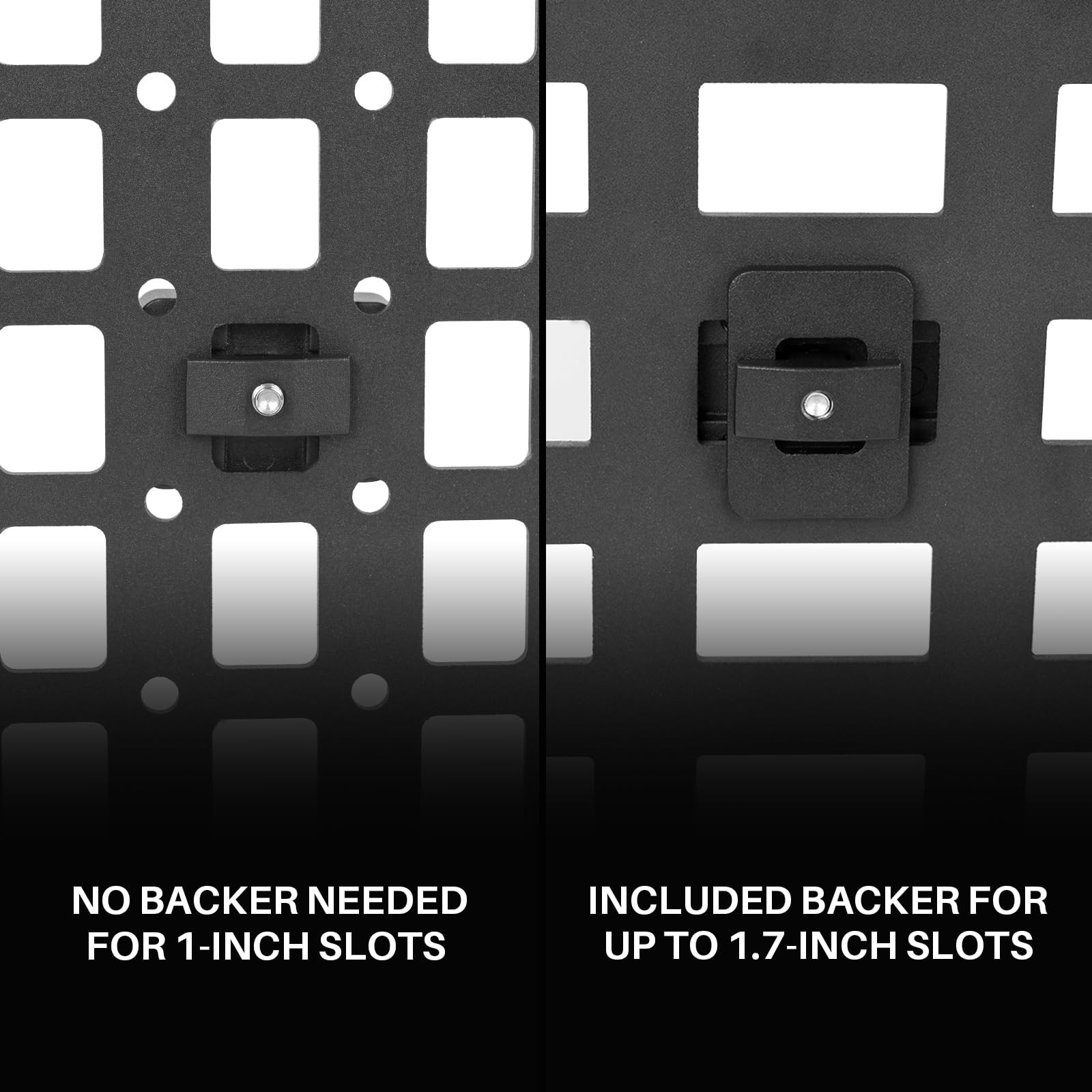 Quick Release Rubber Clamp for MOLLE Panel - MOLLE Accessories Adapter Mount ...
