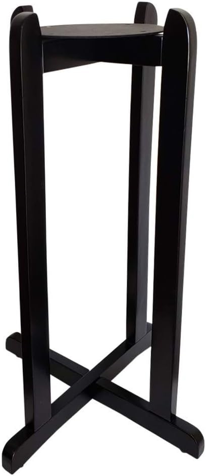 AquaNation 27" Black Wood Crock Stand for 5 Gallon Water Bottle Jug Pot Plants