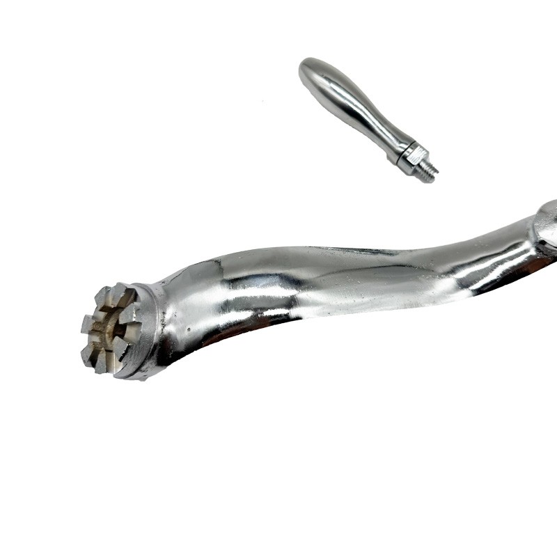 Milling Machine New Part- Elevating Knee Crank Handle For Type 7-teeth