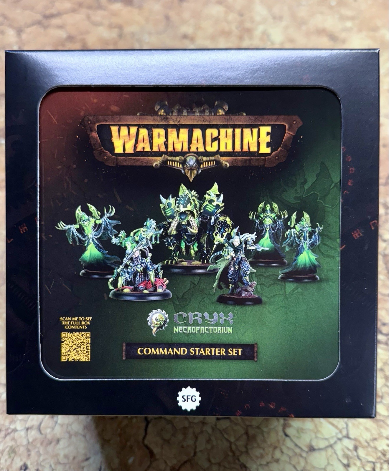 Warmachine Cryx Necrofactorium Command Starter Set Steamforged Games SFG NIB